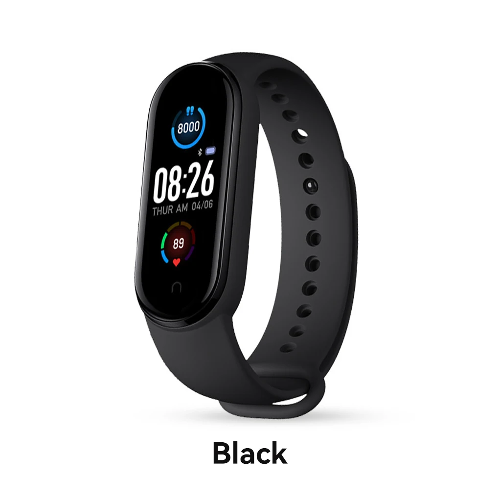 

Smart Bracelet M5 Lightweight Waterproof Sports Fitness Wristband Quick-release Detachable Smartwatches Women Pink