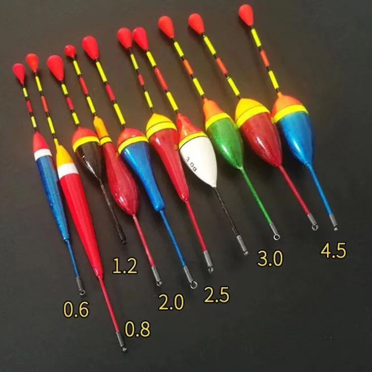 10PCS Angeln Schwimmt Set Boje Bobber Angeln Licht Stick Schwimmt Schwankende Mix Größe Farbe Float Boje Für Angeln Zubehör – Detail 2