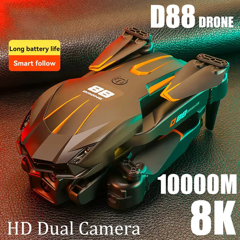 Drone avec caméra 5G WiFi, stabilisation, 40min vol, 8000m portée