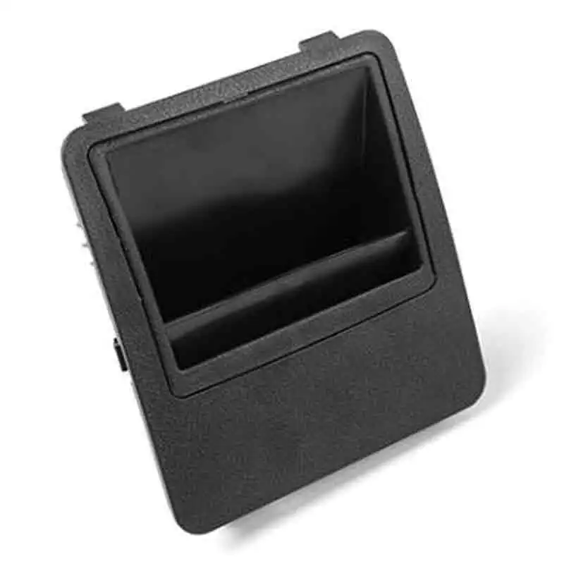 Car Front Dashboard Fuse Cover Storage Box Bin Card Coin Case Trim Fit for Hyundai Elantra Black Plastic