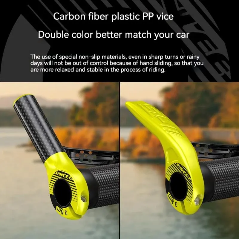 Bicycle Handlebar 1 Pair Adjustable Small Auxiliary Vice Handle Rest Cow Horn for MTB Cycling