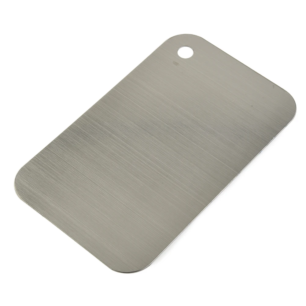 

Stainless Steel Chopping Block Easy Clean Cutting Board Fruit Vegetable Meat Chopping Board Practical Heavy Duty Cutting Board