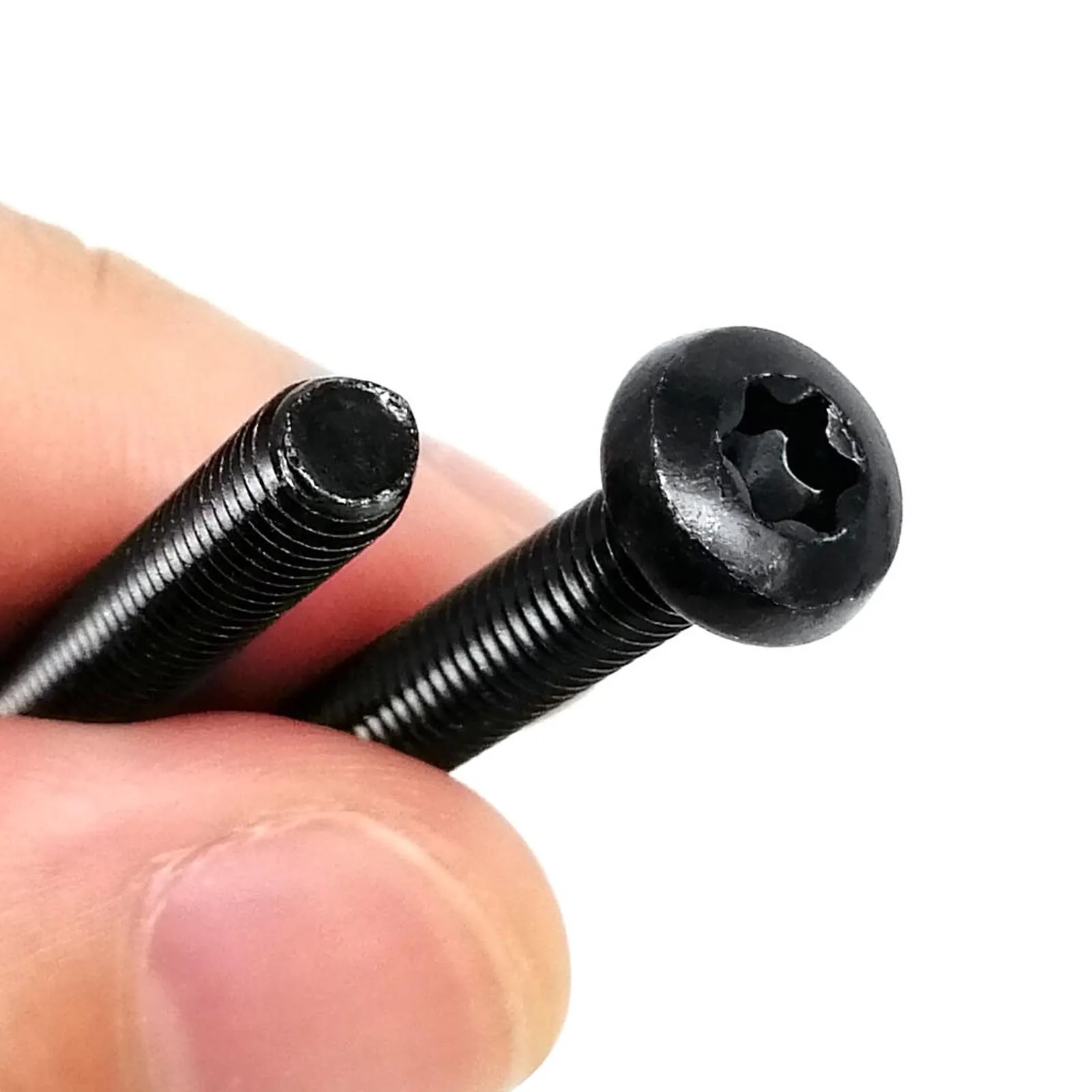 5/10/50pcs M2 M3 M4 M5 M6 M8 Black-zinc Plated 304 A2-70