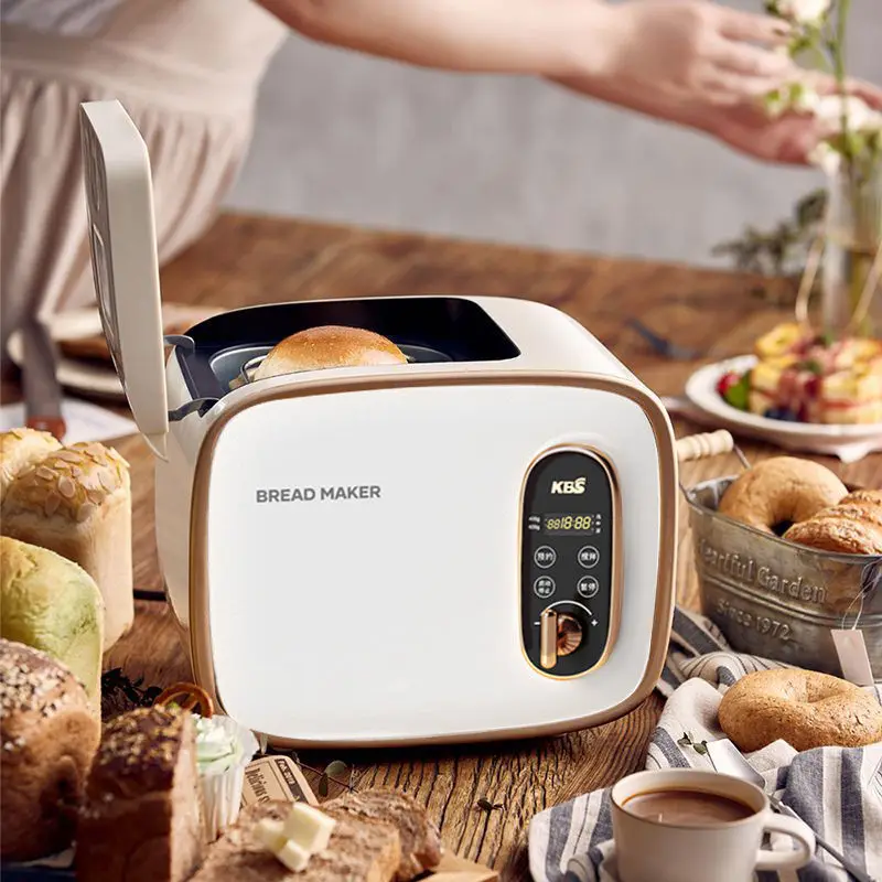 Stainless Steel Housing Touch Screen Mini Automatic Integrated with Dough Fermentation Multifunction Bread Making Machine
