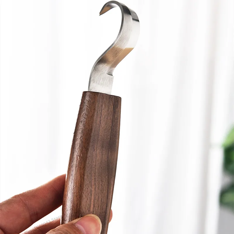 New Pottery Repair Blank Carving Knife Smooth Wooden Handle Mud Sculpture Trimming Machete DIY Ceramic Modeling Pottery Tool