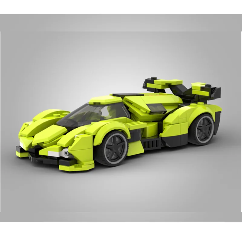 

MOC car model speed champion Vision GT supercar DIY children's creative educational building blocks gift collection ornaments