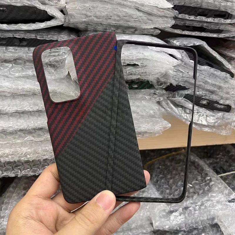 

New Real Aramid Fiber Carbon Folding For OPPO Find N Phone For OPPO Findn Ultra-thin Camera Back Shell Skin CASE Cover