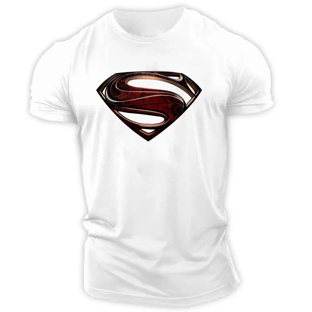 Summer Casual Outdoor Sports Style 2d Cartoon Print Men'S Short Sleeve Crewneck Men T-Shirt Loose And Comfortable Quick Drying
