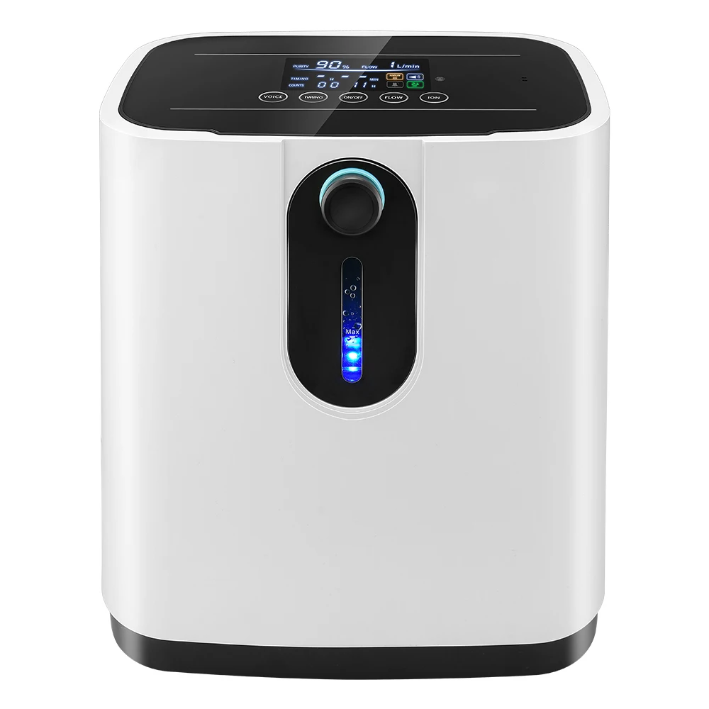 Household 1-7L Oxygen Concentrator Generator Mechanism Continuous Flow with Atomizer