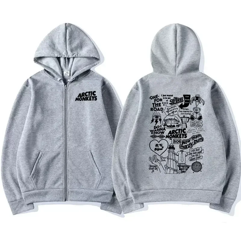 LiSA 北米ツアー NATOUR HOODiE Mサイズ アメリカツアー Rock Band Arctic Monkeys AM North American Tour Zip Up