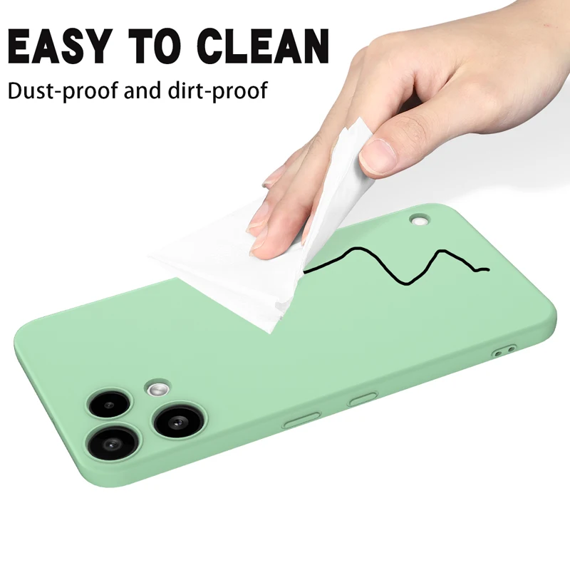 Premium Liquid Silicone Case with Strap Lanyard for Nothing Phone 3A Lite