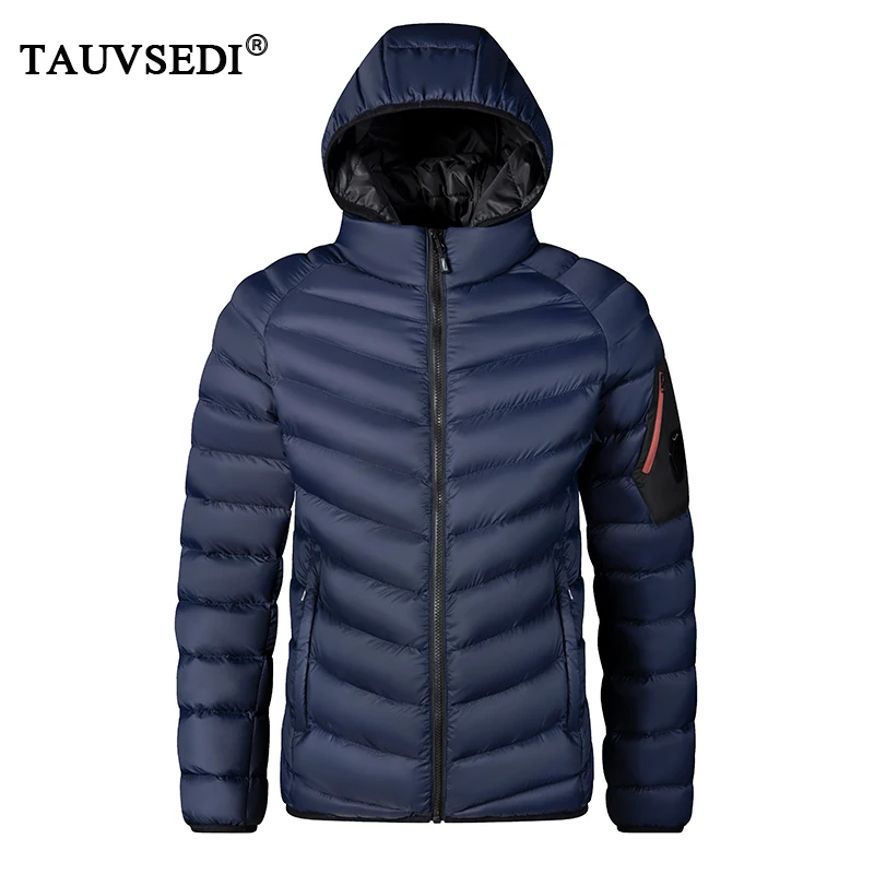 Winter Men Windproof Hooded Casual Parkas Jackets Coats Man Detachable Hat Outdoor Overcoat Parka Male Outwear Windbreaker Parka