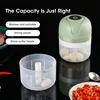 Electric Garlic Purer 250ML Mini Electric Garlic Chopper USB Charging Ginger Vegetable Cutter Food Chopper Kitchen Tools 6