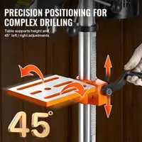 10-Inch Benchtop Drill Press - Adjustable 610-2800RPM Tabletop Drilling Machine 2