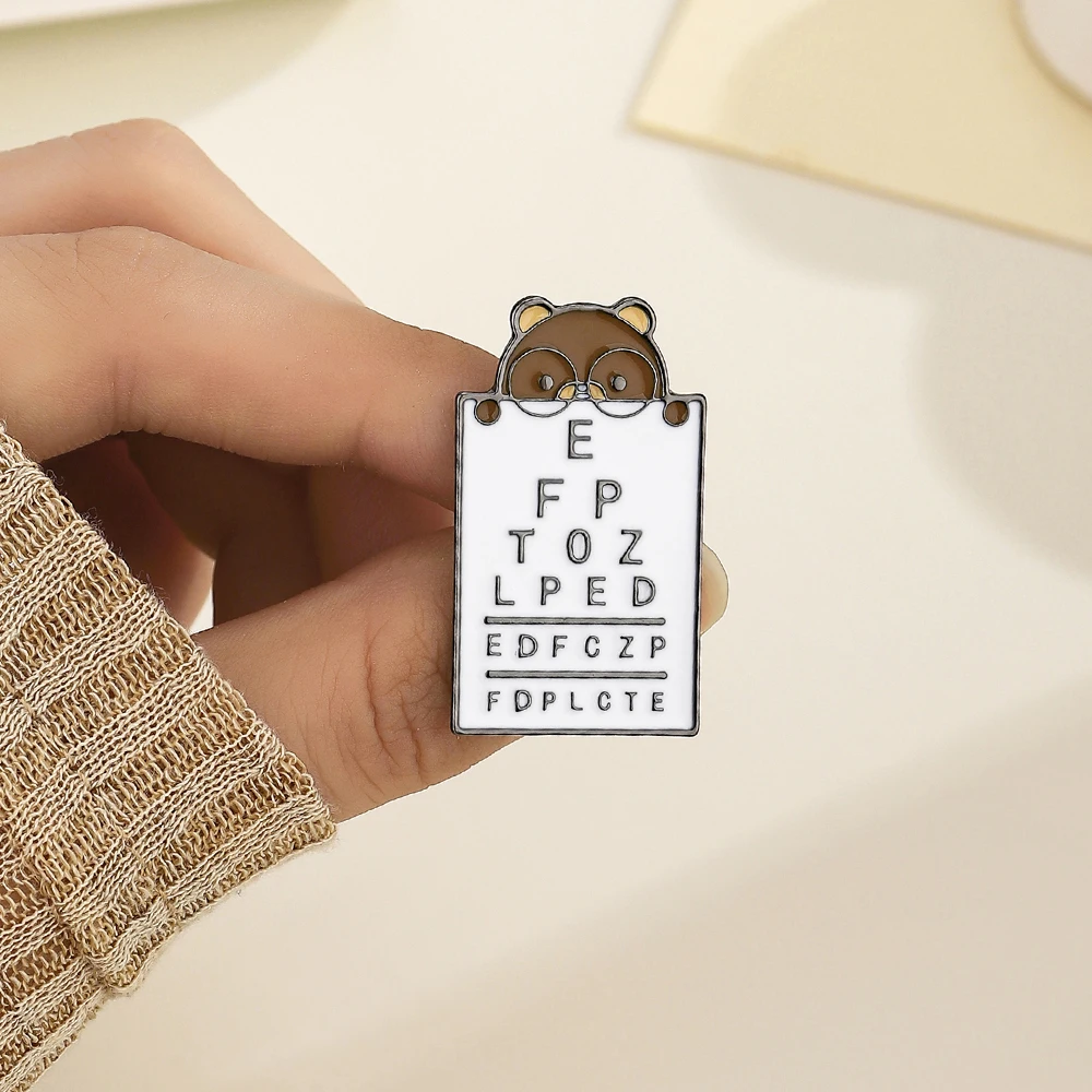 Medical Optometrists Enamel Brooch Ophthalmology Vision 13 thumbnail image