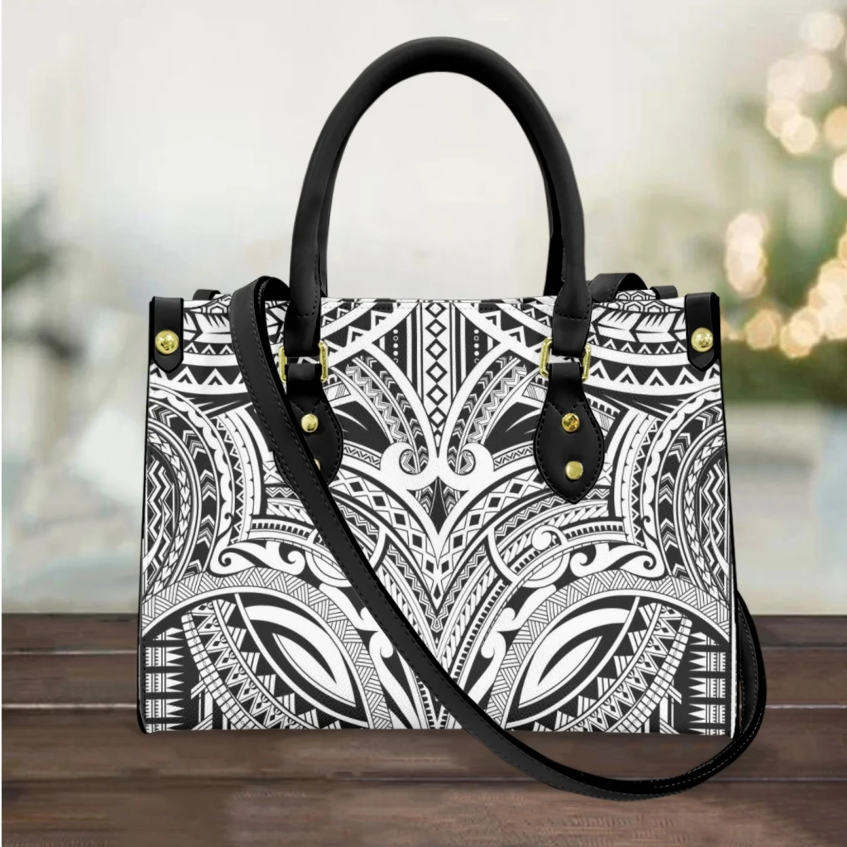 

Polynesian Tribal Luxury Design Messenger Bag 2023 Women Casual Small Shoulder Bag Totes Top-handle Fashion Travel Party Handbag