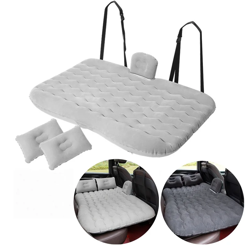 Inflatable Sleeping Mattress Vehicle Supplies Car Travel Bed Rear Seat Air Mat Car Interior Accessories Folding Mat Seat Cushion