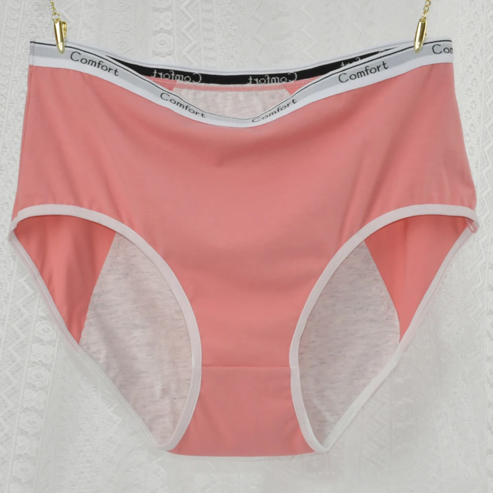&zwnj;1pc Women's Maternity Menstrual Panties Anti-Side Leakage High Waist Cotton Physiological Period Underwear for Ladies&zwnj; 40-100kg