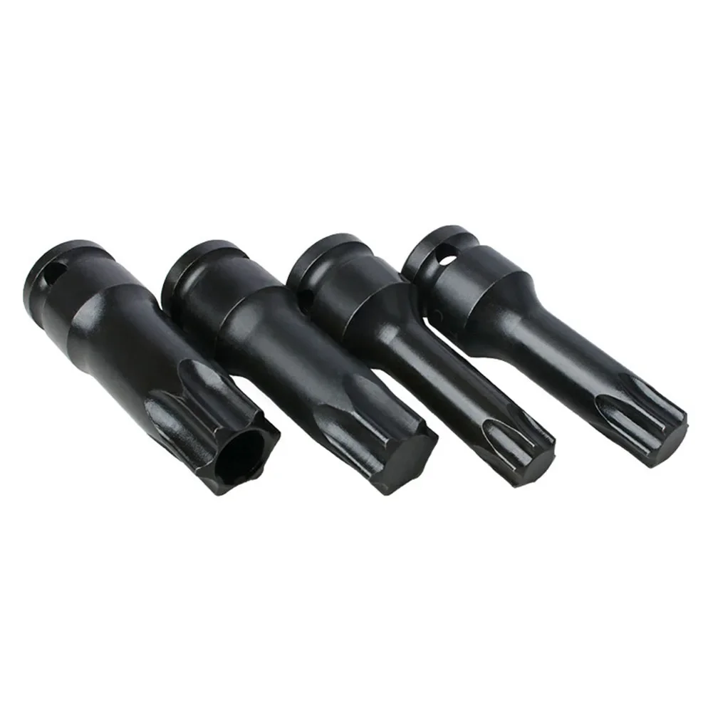 육각 Torx 스크루 드라이버 비트, 임팩트 드라이브 소켓 어댑터 헤드 T20-T100, 전동 공구 액세서리용, 1/2 인치, 1PC