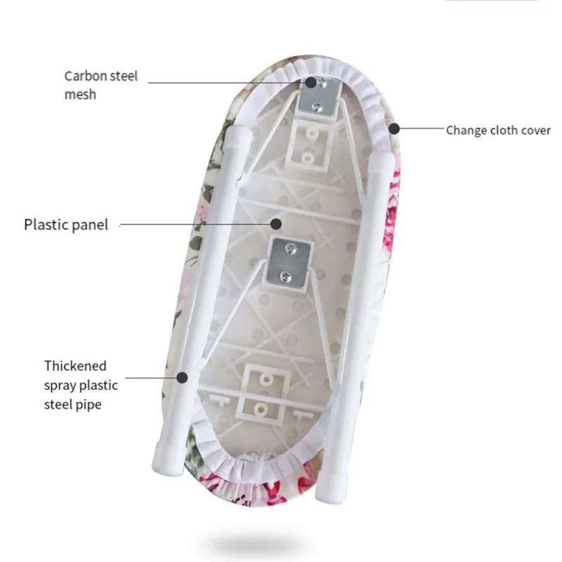 Portable Mini Ironing Board Rack for Clothes Sleeves and Shirts Small Size Easy To Store and Carry Ironing Board