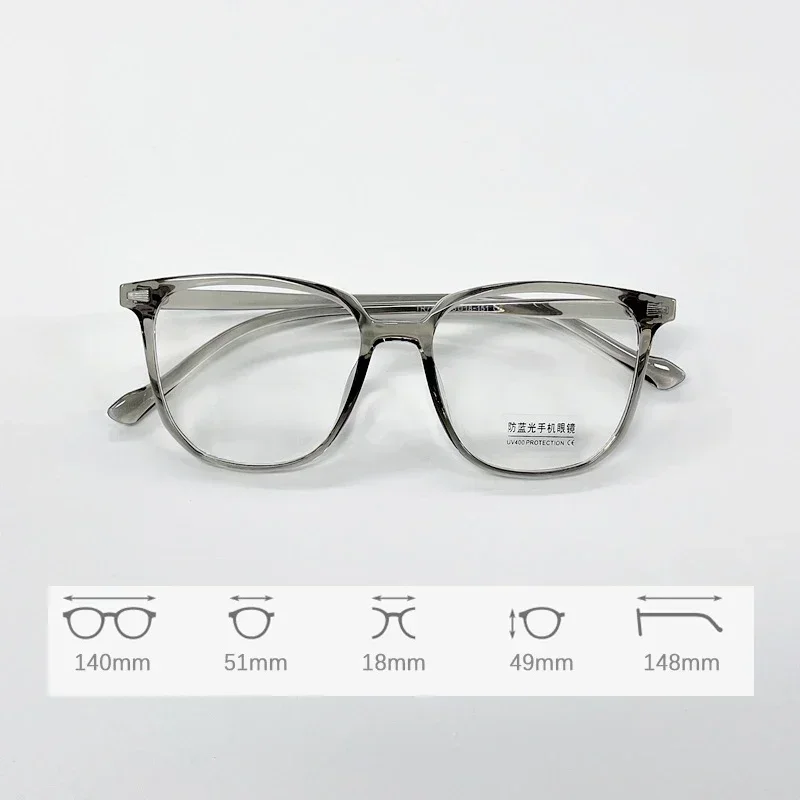 Ladies Myopia Glasses Retro Anti Blue Light Blocking Near Sight Optical Prescription Short-sight Eyewear