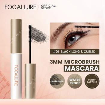 FOCALLURE 3D 실크 섬유 속눈썹 마스카라, 방수, 오래 착용, 컬링 연장, 속눈썹 익스텐션 도구, 메이크업 화장품