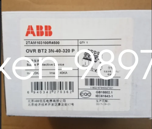 

1PC New ABB OVR BT2 3N 40-440 P TS Surge protector Fast delivery