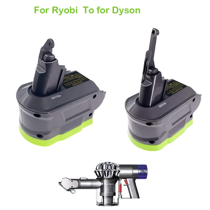 Adapter For Ryobi 18v Battery Convert To For Dyson V6 V7 V8 Vacuum