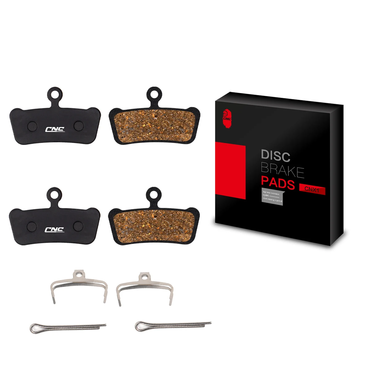 SUNTNUR MTB Brake Pads For SRAM G2 Guide R RS RSC LEVEL ULT ELIXIR7 9 TRAIL 4 Piston Resin/Ceramic Bike Brake Pads 2 Pairs