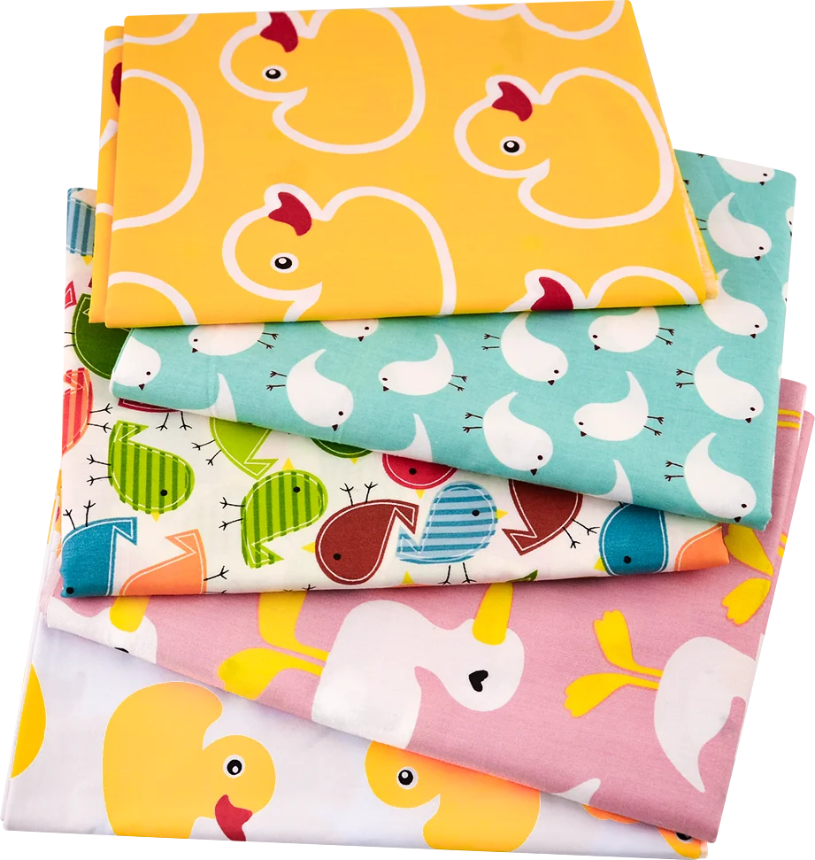 TeramilaFabricsYellowDuckCottonFabricTecidoQuiltingBedding