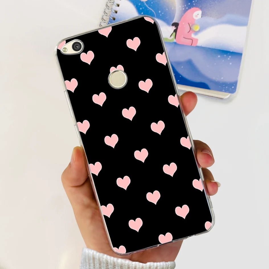 Floral Love Heart Soft Silicone Clear Phone Case