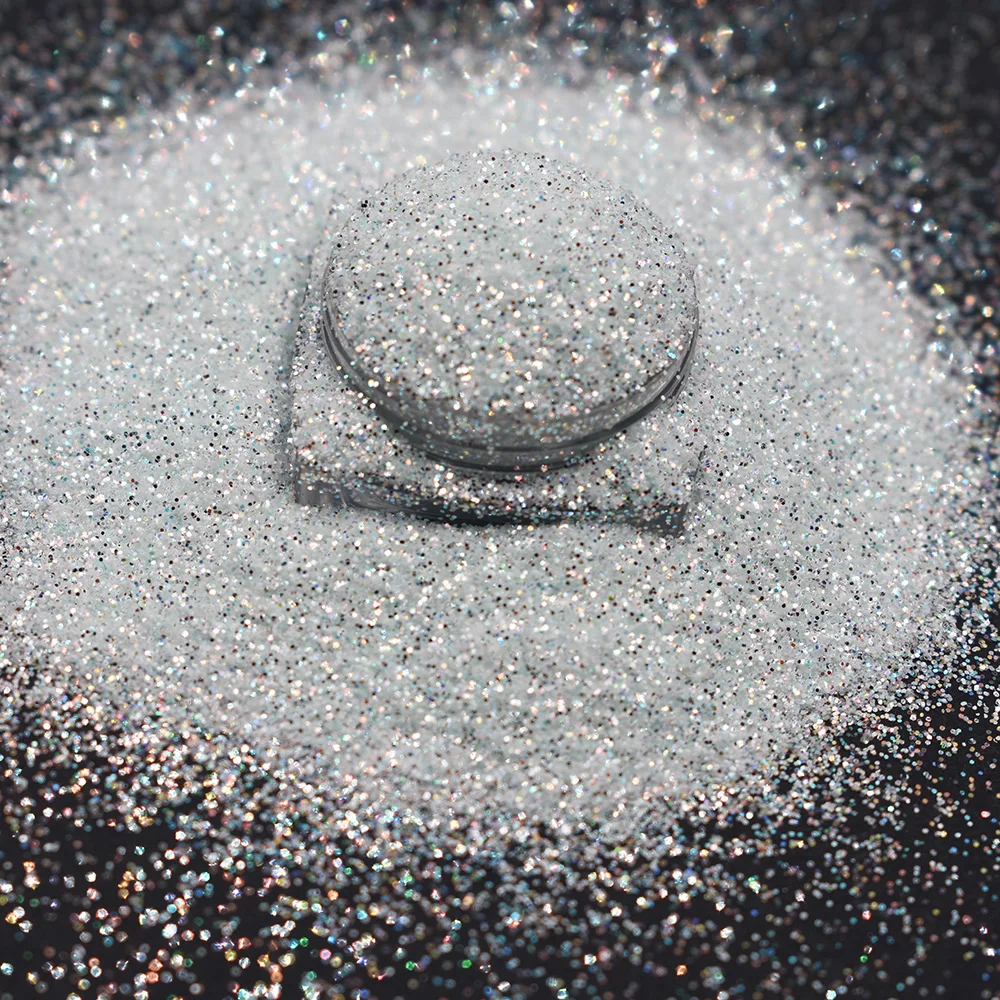 10g/Bag High Sparkle Diamond Glitter Mirror Silver Hybrid Nail Eyes Body Art Decoration Manicure Art Decoration Accessories
