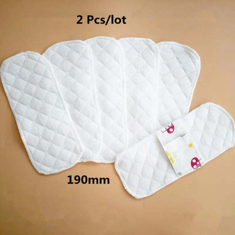 Tanie 2 sztuk podpaski menstruacyjne wielokrotnego użytku higieny intymnej Pad cienkie