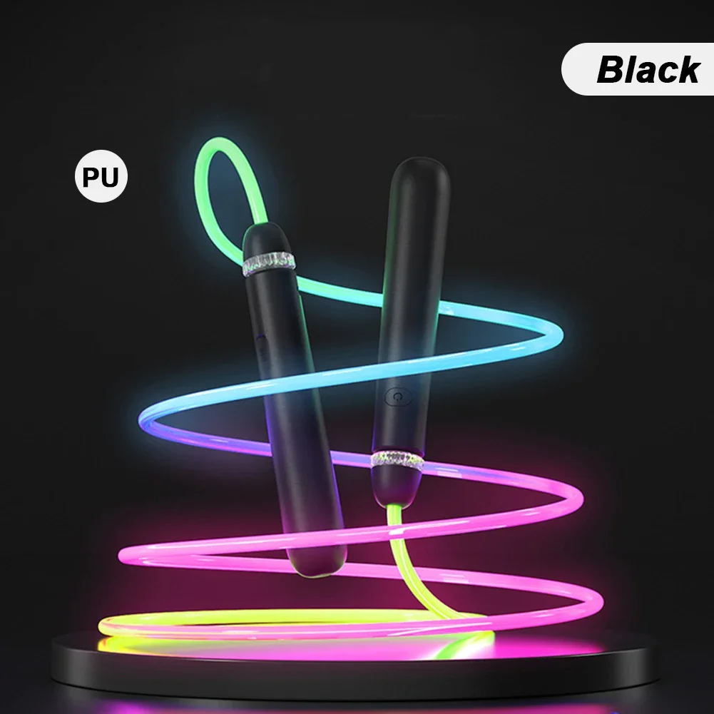 Usb Rechargeable Skipping Rope Color Changing Led Jump Rope for Kids Adults Usb Rechargeable Light-up Skipping Rope for Fitness