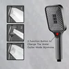 White Waterfall Bath Shower Faucet with Self-adhesive Hand Shower Hot Cold Water Mixer Tap Bathroom Faucet Tub Shower System Set 5