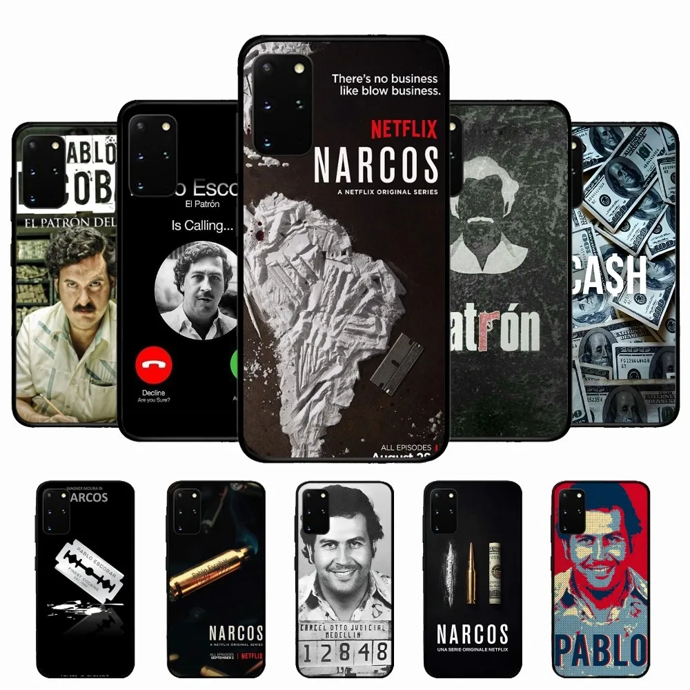Narcos Tv Series Pablo Escobar Custodia Per Telefono Per Samsung S 9 10 20 21 22 23 30 23Plus Lite Ultra Fe S10Lite Fundas