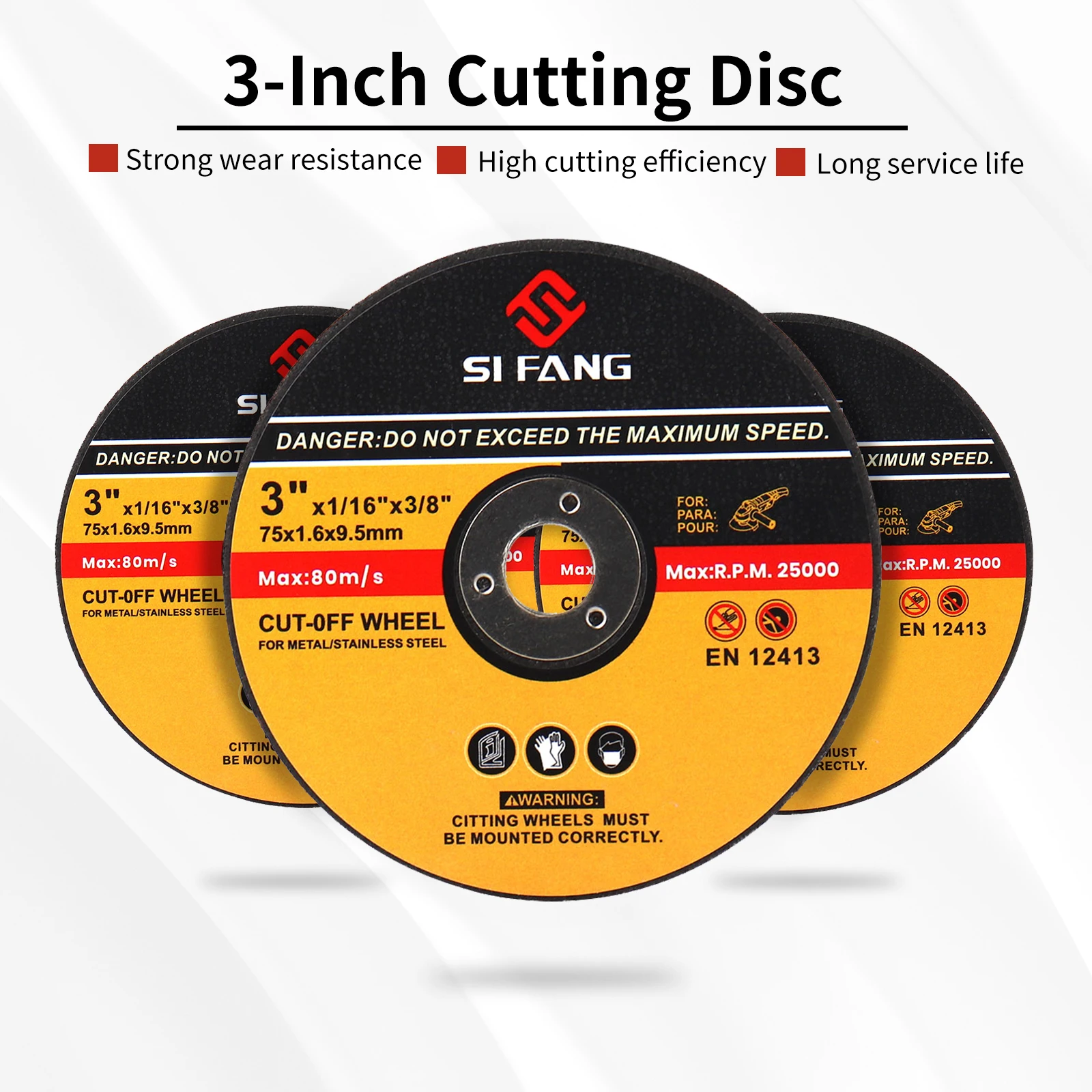 5/10/25PCS Metal Angle Grinder Disc Cutting Wheels Grinder Cutting Disc 75mm