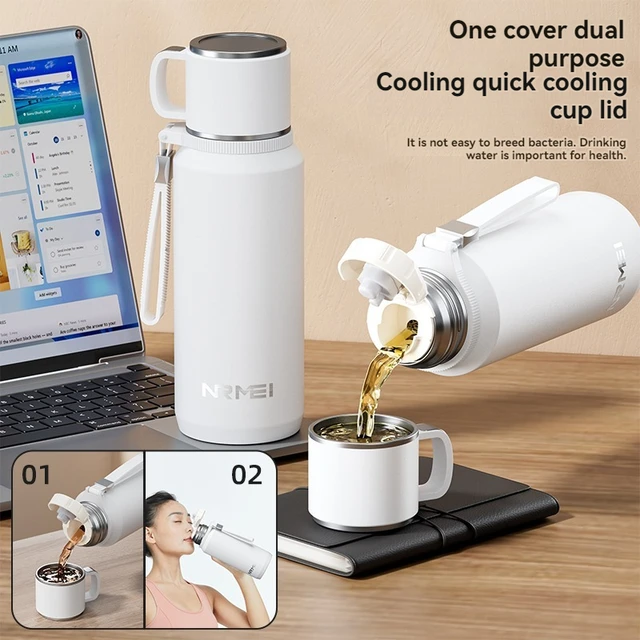 1.5L Thermos water bottle Stainless Steels Vacuum Flask Hot Coffee tea Water Heat Preservation Bottles Cold Tumbler drinkware 6