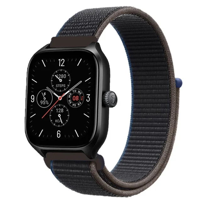 Nylon Loop Smartwatch Band - Adjustable Strap in 20mm/22mm Sizes