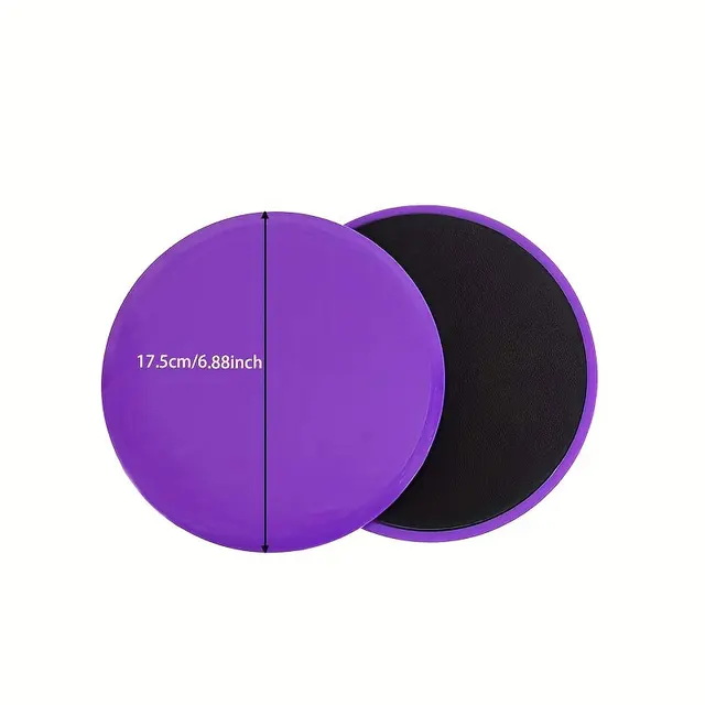 2 PC pilates slide plate yoga ab foot fitness slide plate home exercise core training slide board slide mat 2