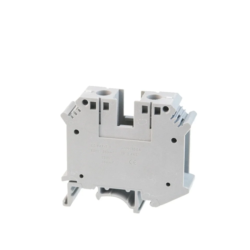 AUOQKQUT Din Rail Wire Conductor 10Pcs DK-4QV/35 Connector