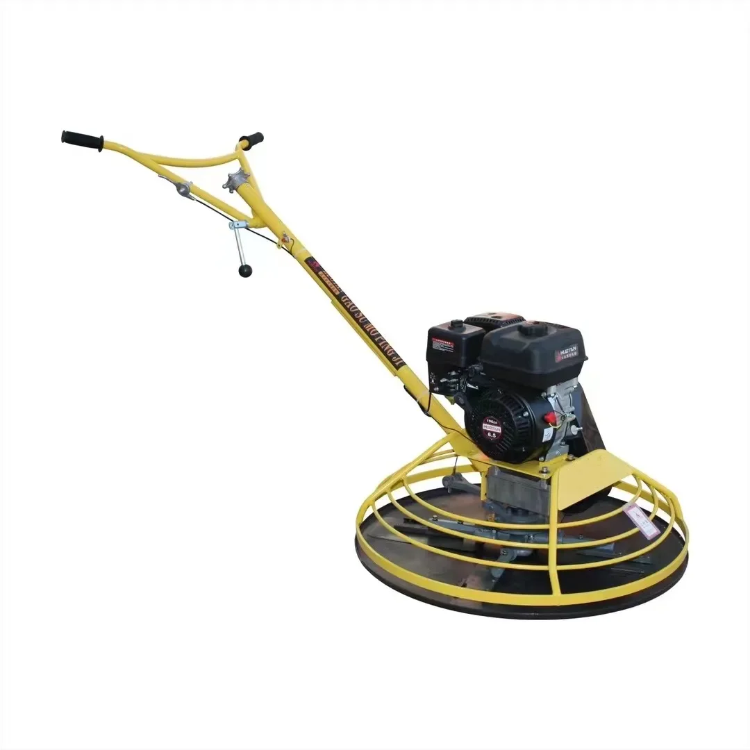 Power Trowel Driving Type Gasoline Manual Ride On Vibrating Concrete Machinery Leveler Power Trowel For Construction