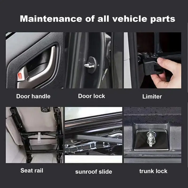 100g car lubricant grease lubricant Car Door Grease white Car Sunroof Track Lubricating Grease Mechanical Maintenance Gear Oil Synthetic