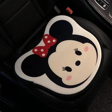 Disney cojín calefactor monolítico para asiento de coche, decoración interior de tres piezas con dibujos animados de Mickey, de invierno