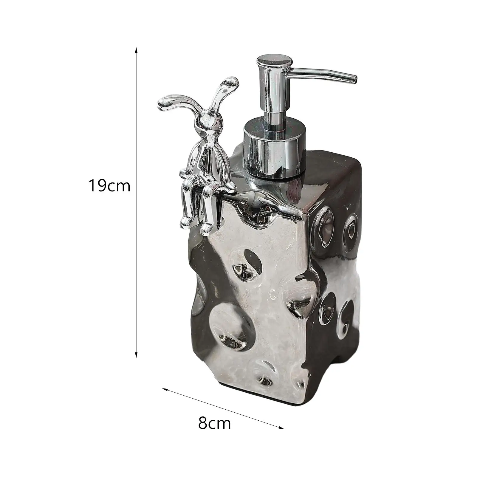 Soap Dispenser Leakproof Refillable Hand Soap Liquid Dispenser Mondern Elegant for Kitchen Hotel Home Bathroom Laundry Room 6
