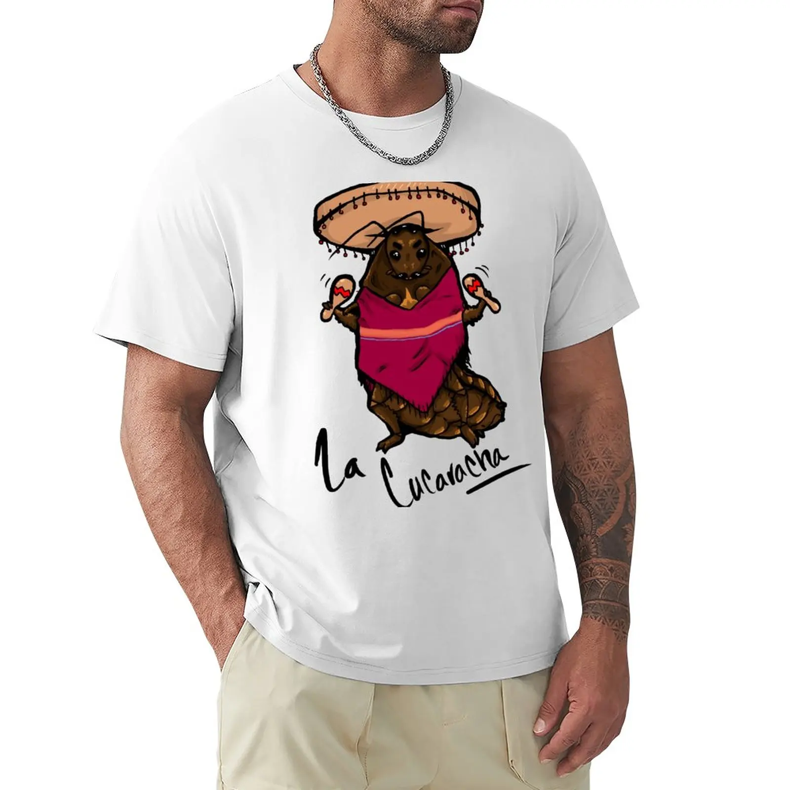 La Cucaracha T-Shirt Summer Top Summer Clothes Blanks Clothes For Men