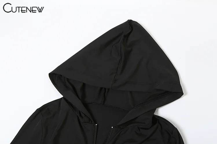Mono clásico de lentejuelas para mujer, moda nueva, manga larga, cremallera, capucha, ajustado, acampanado, informal, de calle, de una pieza