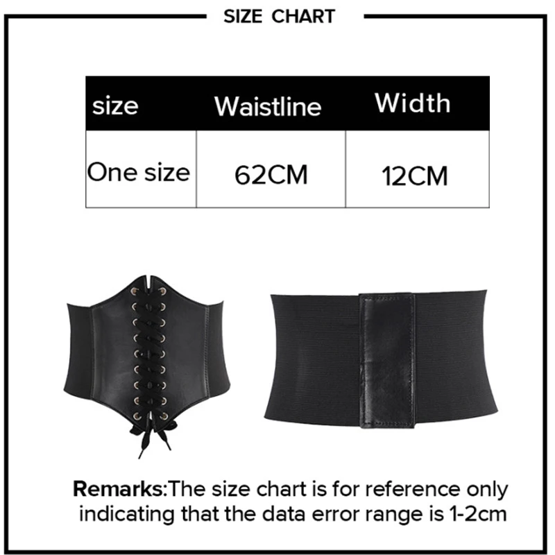 Women's Corset Body Shapewear Sexy Wide Leather Belt Cummerbunds Strap Belts for Women High Waist Slimming Corsets and Bustiers - Image 6