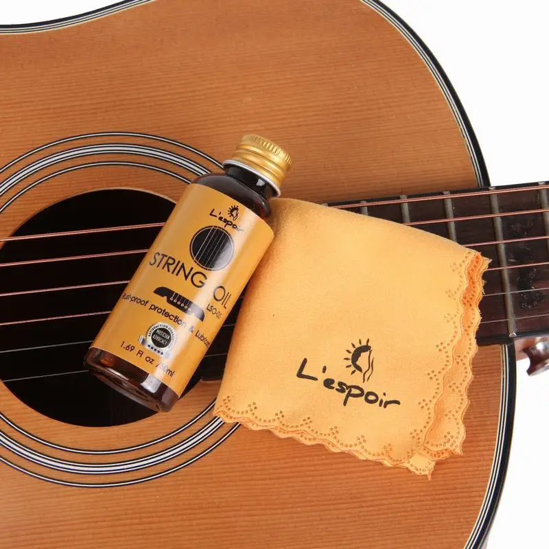 50ml Lemon Essential Oil Guitar String Oil Lemon Oilguitar Fretboard Oil  Rust Guitar String Cleaner and Lubricant