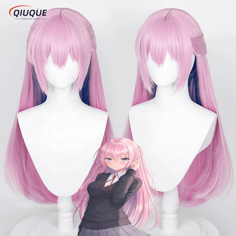

Парик для косплея из аниме Kawaii dake ja Nai Shikimori-san Shikimori Micchon, термостойкий синтетический парик смешанных цветов + шапочка для парика